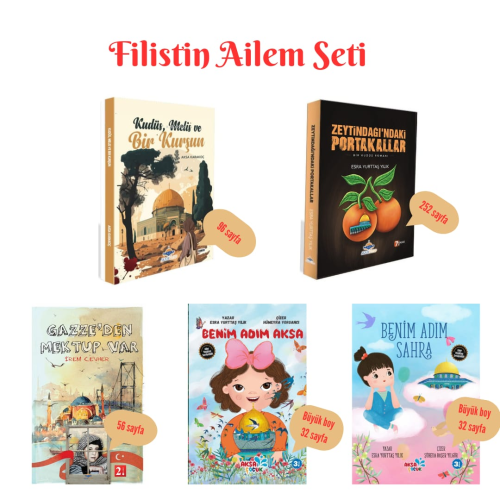 Filistin Ailem Seti (5 Kitaplık Set)