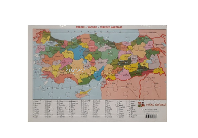 Yapboz 12 - Türkiye Haritası